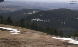 Lysá hora, pohled na východ