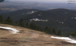 Lysá hora, pohled na východ