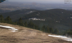 Lysá hora, pohled na východ