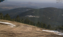 Lysá hora, pohled na východ