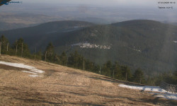 Lysá hora, pohled na východ