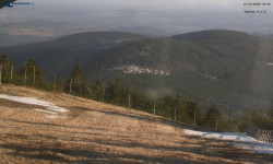 Lysá hora, pohled na východ