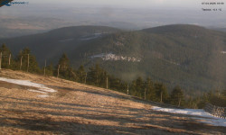 Lysá hora, pohled na východ