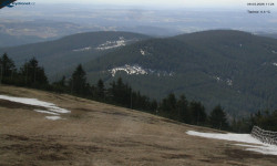 Lysá hora, pohled na východ