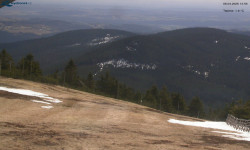 Lysá hora, pohled na východ