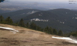 Lysá hora, pohled na východ