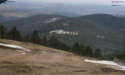 Lysá hora, pohled na východ