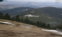 Lysá hora, pohled na východ