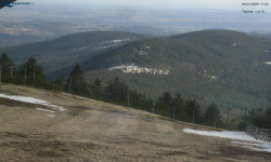 Lysá hora, pohled na východ