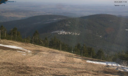 Lysá hora, pohled na východ