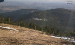 Lysá hora, pohled na východ