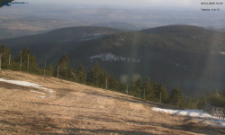 Lysá hora, pohled na východ