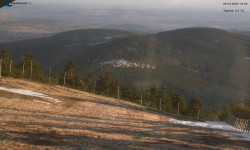 Lysá hora, pohled na východ