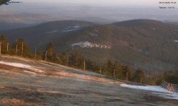 Lysá hora, pohled na východ