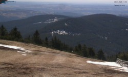 Lysá hora, pohled na východ