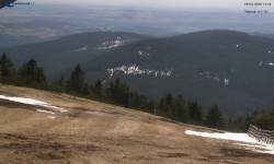 Lysá hora, pohled na východ