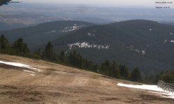 Lysá hora, pohled na východ