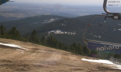 Lysá hora, pohled na východ