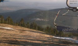 Lysá hora, pohled na východ