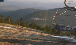 Lysá hora, pohled na východ