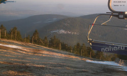 Lysá hora, pohled na východ