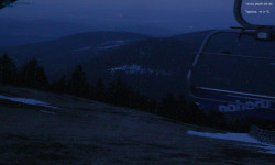 Lysá hora, pohled na východ