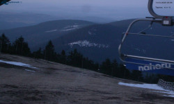 Lysá hora, pohled na východ