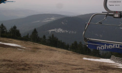 Lysá hora, pohled na východ