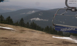 Lysá hora, pohled na východ