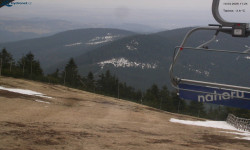 Lysá hora, pohled na východ