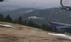 Lysá hora, pohled na východ