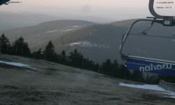 Lysá hora, pohled na východ