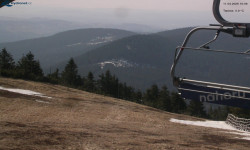 Lysá hora, pohled na východ