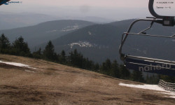 Lysá hora, pohled na východ