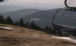 Lysá hora, pohled na východ