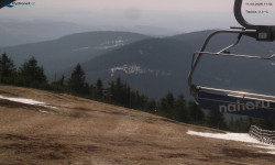 Lysá hora, pohled na východ