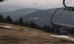 Lysá hora, pohled na východ