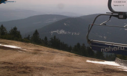 Lysá hora, pohled na východ