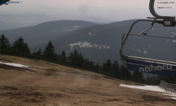 Lysá hora, pohled na východ