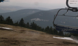 Lysá hora, pohled na východ