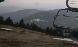 Lysá hora, pohled na východ