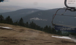 Lysá hora, pohled na východ