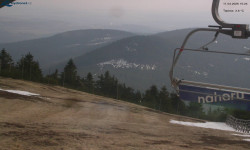 Lysá hora, pohled na východ