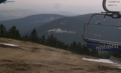 Lysá hora, pohled na východ