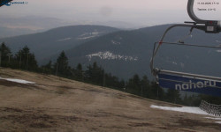 Lysá hora, pohled na východ