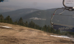 Lysá hora, pohled na východ