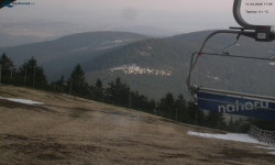 Lysá hora, pohled na východ