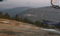 Lysá hora, pohled na východ