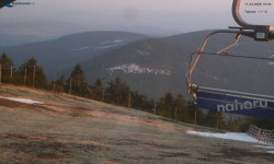 Lysá hora, pohled na východ