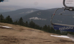 Lysá hora, pohled na východ